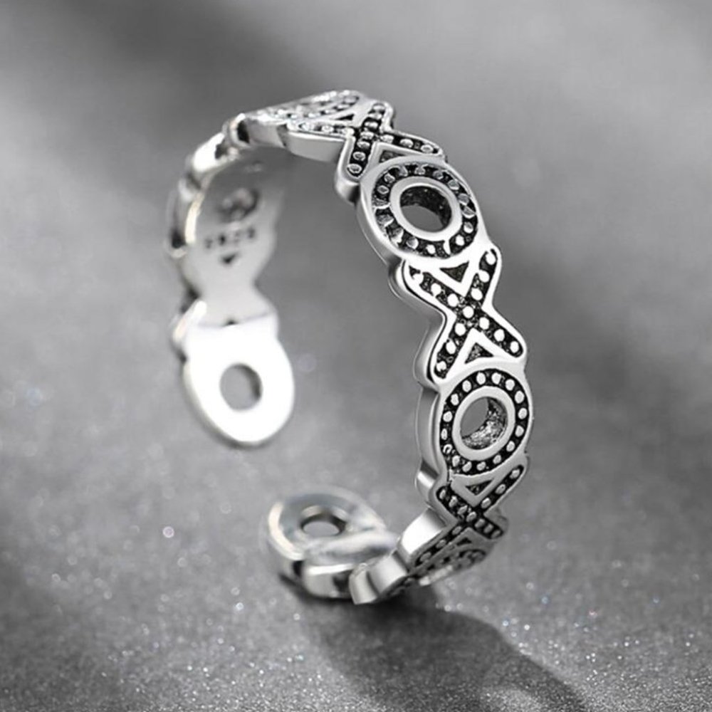 925 sterling silver Wedding/Engagement Rings, I701 - Picture 3 of 6